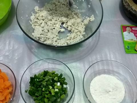 Perkedel tahu isi recipe step 1 photo