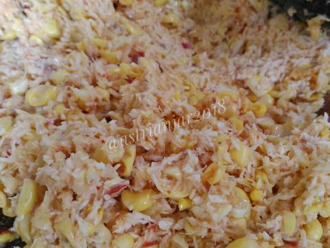 Botok Jagung Manis recipe step 2 photo