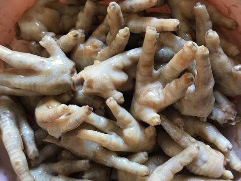 Ceker masak kecap pedas manis