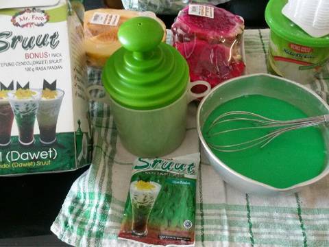 Day 4. Es Cendol Serut #BikinRamadanBerkesan recipe step 1 photo