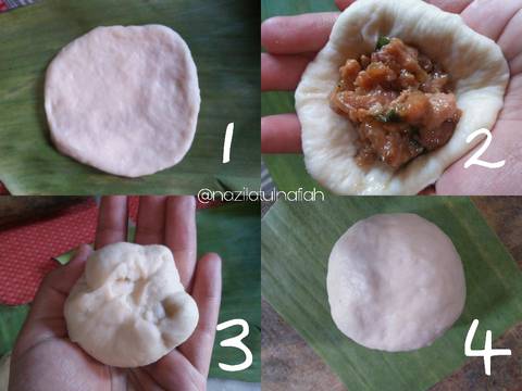 Pao (bakpao) lembut isi ayam kecap recipe step 6 photo