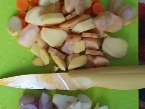 Pindang Tahu Rice Cooker Bumbu Iris recipe step 2 photo