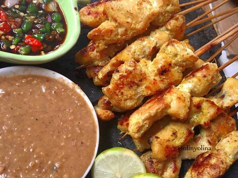 Sate Ayam Bumbu Kunyit recipe step 5 photo