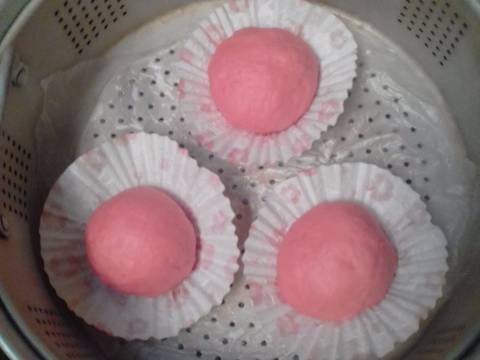 Bak pao strawberry coklat 