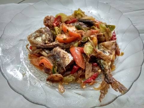 Ikan asin peda asam pedas recipe step 8 photo