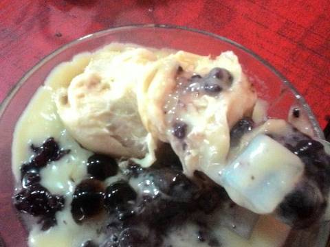 Sop durian ketan hitam recipe step 3 photo