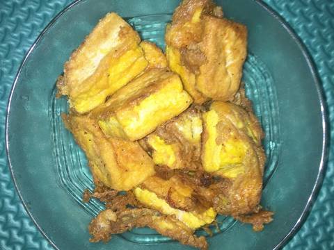 Kreasi Tahu Telur Sambal Korek Bawang recipe step 2 photo