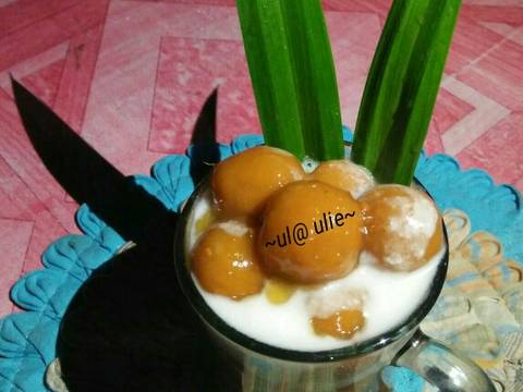 Biji salak/ candil ubi kuning recipe step 6 photo