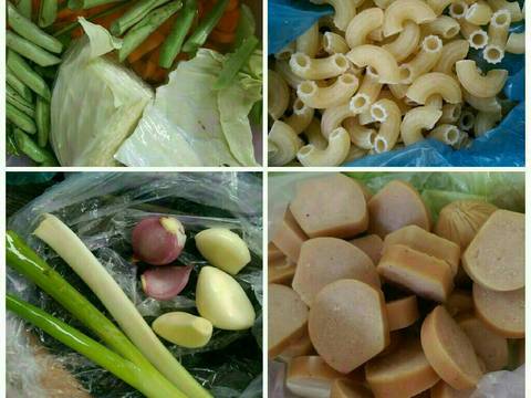 Sayur sop makaroni sosis murah & mudah 😊 recipe step 1 photo