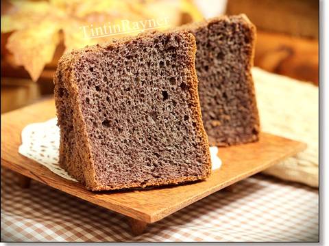  Resep  Chiffon Cake Ketan  Hitam  aka Black Glutinous Rice 