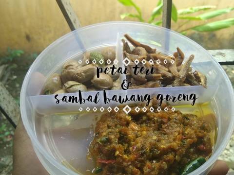 Petai Teri & Sambal Bawang ala-me
