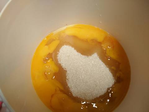 Bolu kukus tiwul rasa coklat recipe step 1 photo