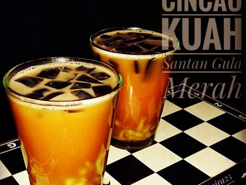 Es cendol Cincau Kuah Santan gula merah #pekaninspirasi recipe step 2 photo