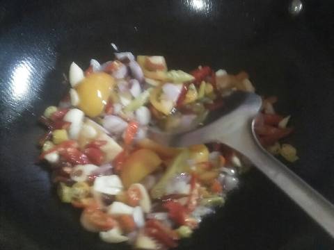 Tumis ikan peda pedes recipe step 3 photo