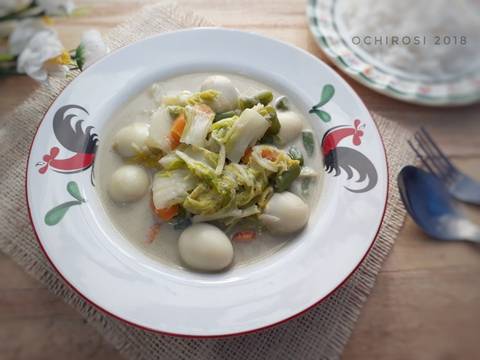 10.Sawi Putih Masak Santan