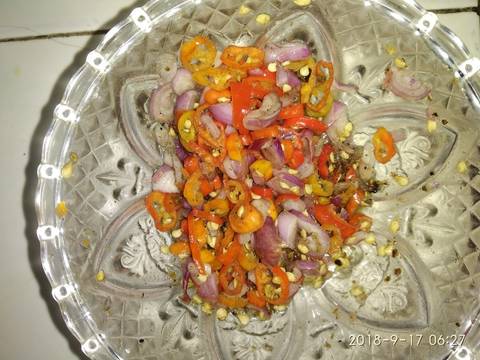 Dadar tomat matah recipe step 4 photo