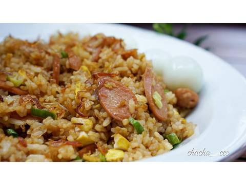 Nasi Goreng Sosis Tahu