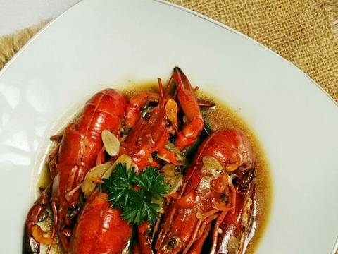 Lobster Saus Tiram Lada Hitam recipe step 7 photo