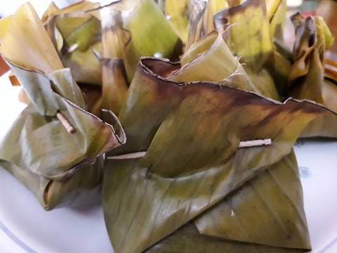 Bothok  Pete cina 'Mlandingan' Tempe Teri Nasi recipe step 7 photo