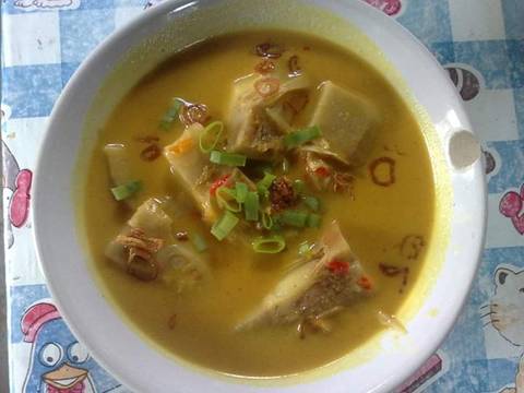Gulai nangka kuah kuning recipe step 3 photo