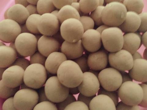 Biji salak/ candil ubi kuning recipe step 2 photo