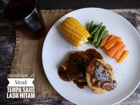 Steak Tempe Saus Lada Hitam