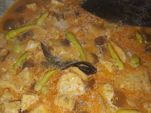 Kikil pedas tahu tempe recipe step 5 photo