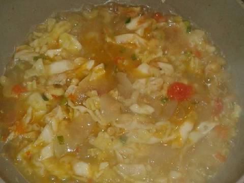 Macaroni seblak ayam recipe step 5 photo