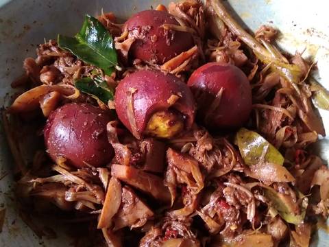 Gudeg Nangka+pindang telur recipe step 12 photo
