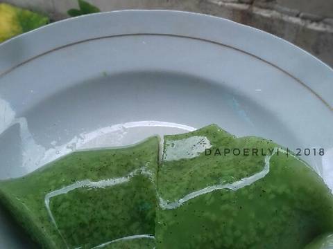 Pudding tape ketan hijau