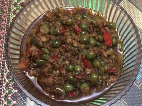 Sambal Oncom Leunca recipe step 3 photo