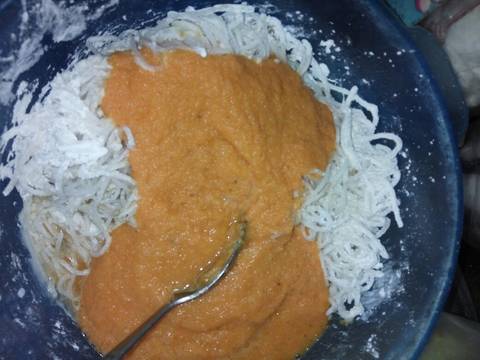 Sempol woru (wortel bihun) tanpa tusuk recipe step 3 photo