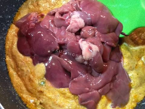 Rendang Hati Ayam & Telur Simple recipe step 4 photo