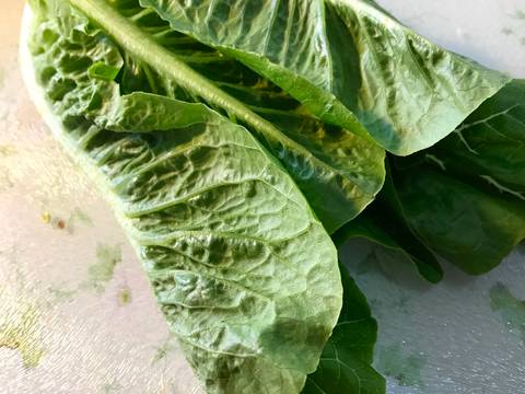 Keladi, romaine lettuce, bean sprouts recipe step 3 photo