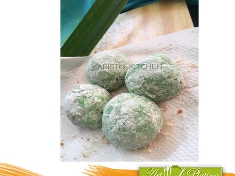 Mochi pandan dg Filing Kacang Tanah recipe step 8 photo