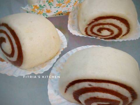 Chocolate Swirl Mantou recipe step 8 photo