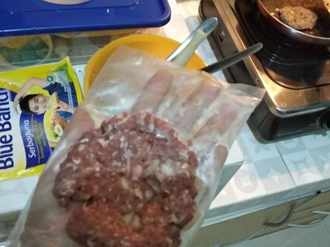 Daging burger homemade