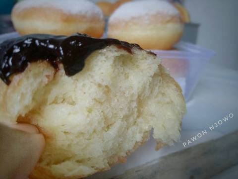 Resep Donat empuk,ekonomis. killer soft bread 1x proofing 