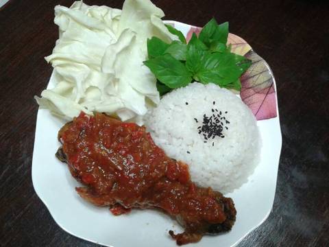 Ayam Gepuk Sambel setan ð'» recipe step 6 photo