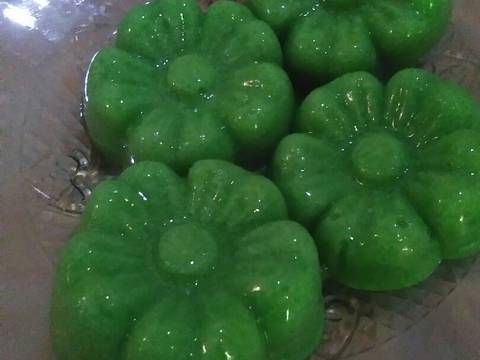 Puding santan Pandan recipe step 6 photo