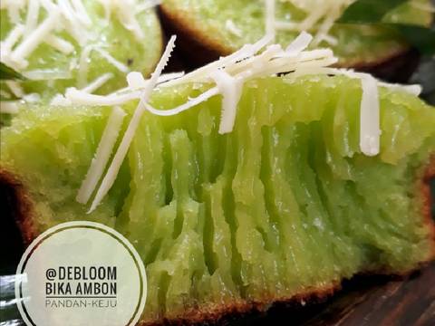 338. Bika Ambon Pandan-Keju Menul recipe step 15 photo