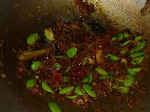 Ketupat sayur kacang merah campur sumsum kambing pedas recipe step 4 photo