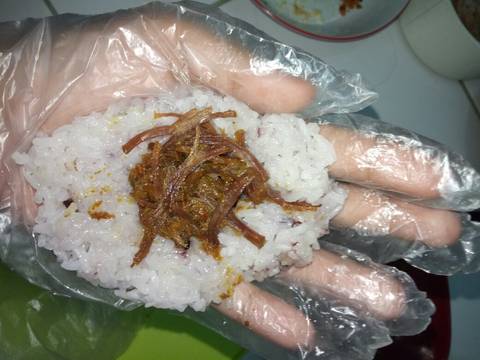 Lemper goreng isi rendang recipe step 3 photo