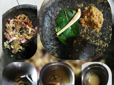*Laksa lontong* recipe step 2 photo