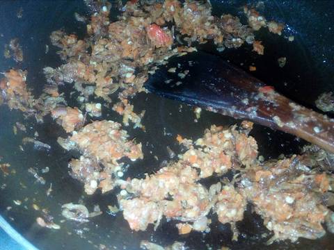 Sambal kecombrang udang kering maknyuss recipe step 2 photo