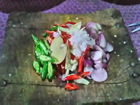 Tumis Kacang Panjang Rimbang recipe step 2 photo