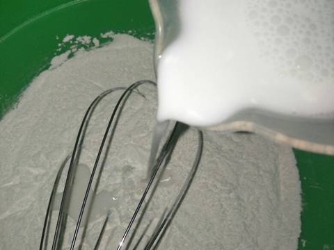 Mochi isi coklat crunchy recipe step 3 photo