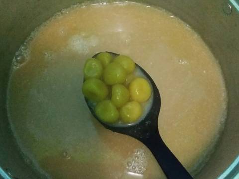 Kolak biji salak labu kuning tepung ketan recipe step 4 photo