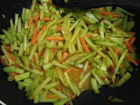 Lodeh Labu Siam ayam suwir recipe step 3 photo