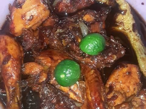 Ayam kecap mentega jeruk limau